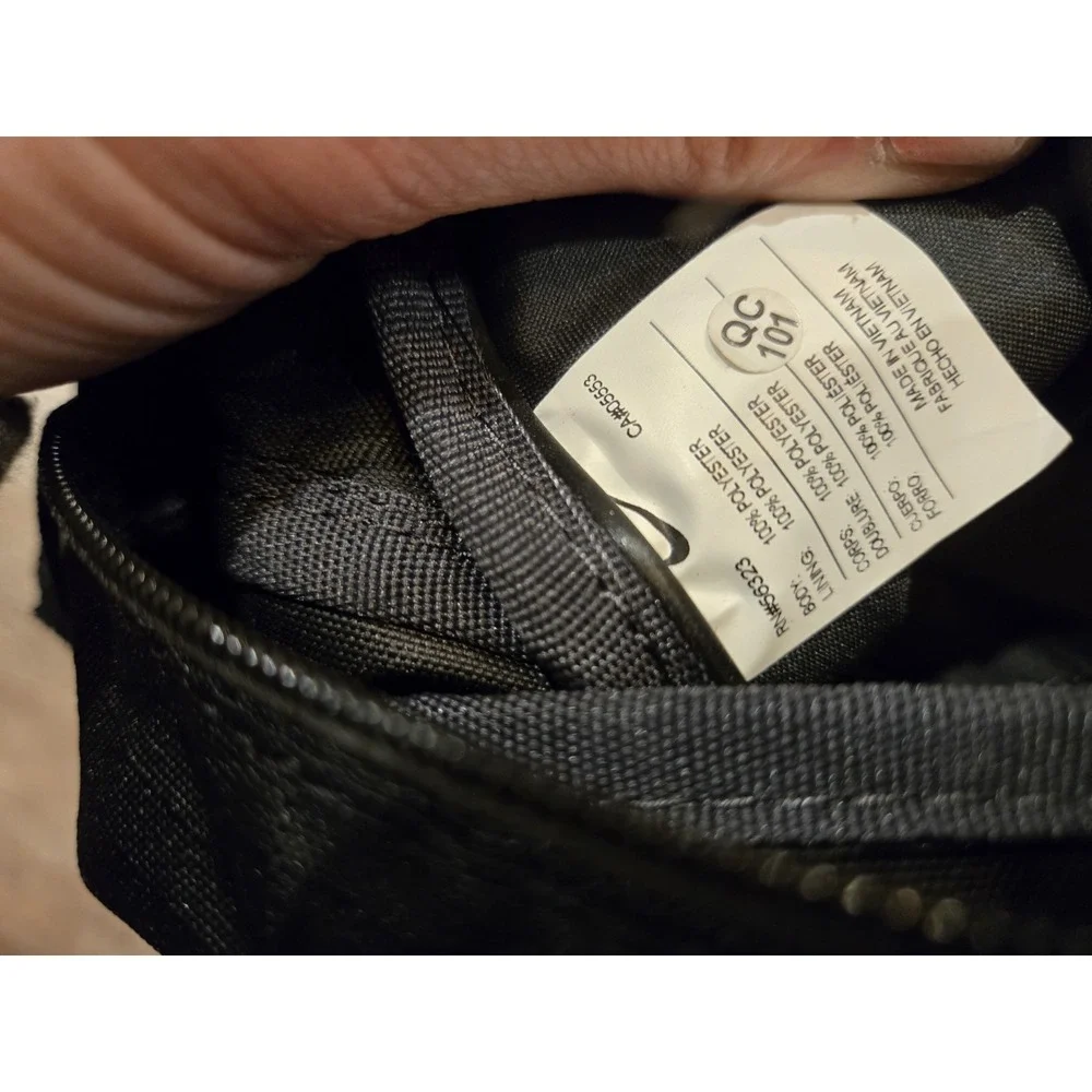 Black Nike Gym Duffle Embroidered Symbol